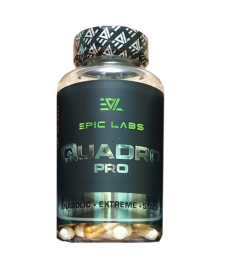 Epic Labs QUADRO PRO 60 CAPS (MIX MK-677+YK-11+LGD-4033+RAD-140)+креатин MP 300 гр  в ПОДАРОК!!! (дисконтные карты на данный продукт не распространяются)