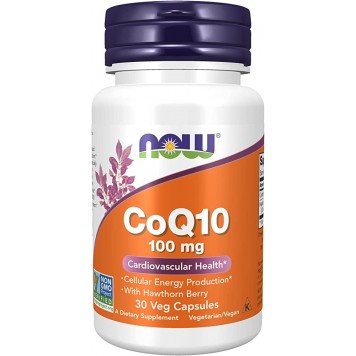 NOW Коэнзим CoQ10 100 мг 30 капсул-0