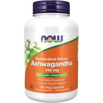 NOW Ashwagandha Extract 450 мг 180 капс-0