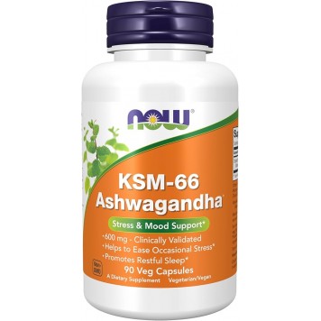 NOW KSM-66 Ashwagandha 600 mg -0