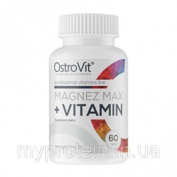 OstroVit Magnez Max+Vitamin 60 таб-0
