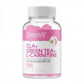 OstroVit Cla+Gren Tea+L-Carnitine 90 таб-0