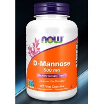 NOW D-Mannose 500мг 120 капсул  