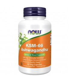 Now Foods KSM-66 Ashwagandha 600 mg 90 капсул