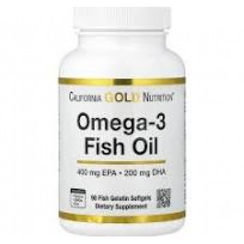 California Gold Nutrition Омега-3 100 капсул-0