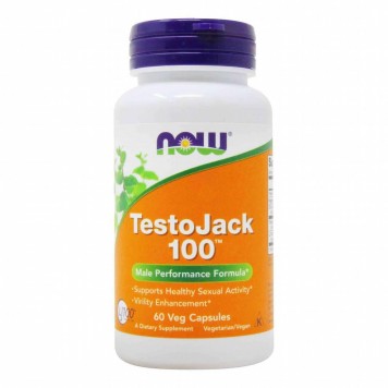 Testo Jack 100 mg от NOW Foods 60 caps-0