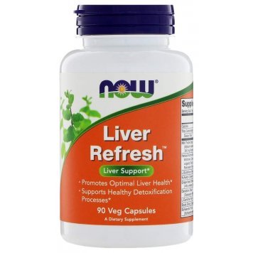 NOW Liver Refresh 90 капс-0