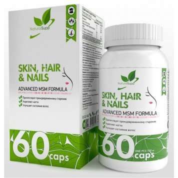 NaturalSupp Skin, Nails & Hair (кожа, волосы, ногти) 60 капс-0