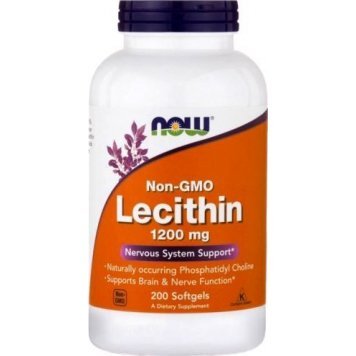 NOW Lecithin 1200mg 200 капс-0