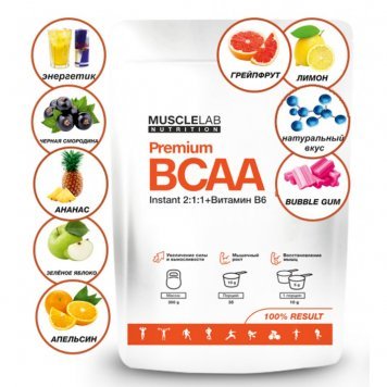 Musclelab ВСАА 350 гр-0
