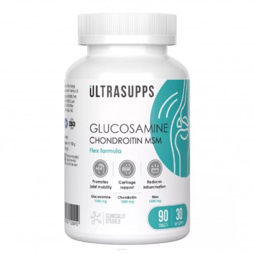 Ultrasupps Glucosamine-Chondroitin-MSM 90 таб-0