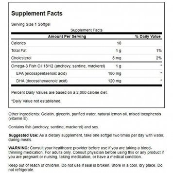 Swanson Omega-3 150 капс-1