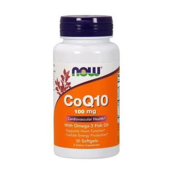 NOW CoQ10 100 мг 30 капс-0