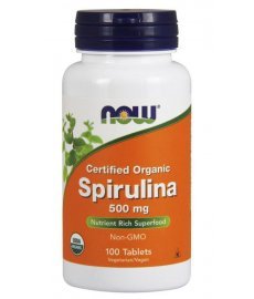 NOW Spirulina 100 таб 