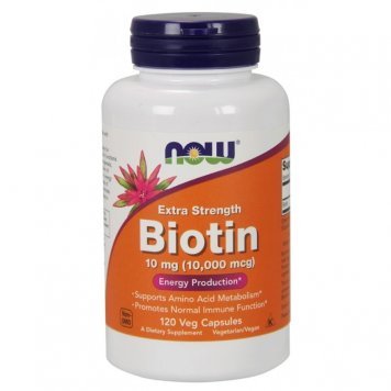 NOW Biotin 10мг 120 капс-0