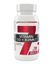 7Nutrition Vitamin D3+K2MK7 120 капс (дополнительных скидок нет!)