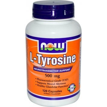 Now Foods L-Tyrosine 500 мг 120 капс-0