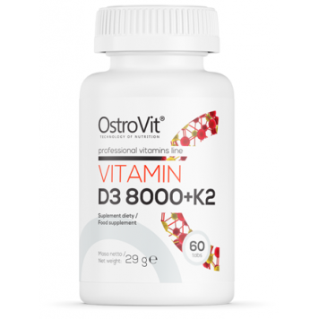 OstroVit Vitamin D3 8000+K2 60 таб-0
