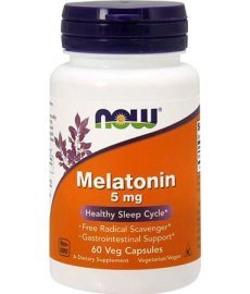NOW Melatonin 5мг 60 капс