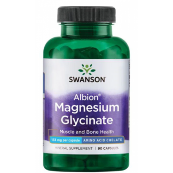 Swanson Albion Magnesium Glycinate 133 mg 90 капс-0