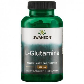 Swanson L-Glutamine 500 mg 100 капс-0