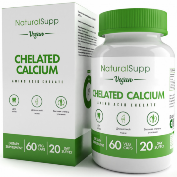 NaturalSupp Calcium Chelated 60 капс-0