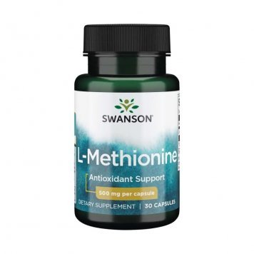 Swanson L-Methionine 500 mg 30 капс-0