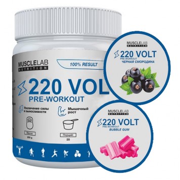 Musclelab 220 Volt Pre-Workout 250 гр-0