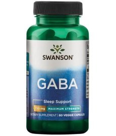 Swanson GABA 750 mg  60 капс