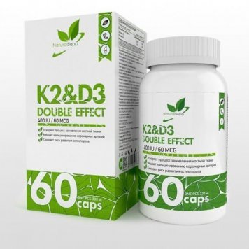 NaturalSupp Vit D3+K2 60 капс-0