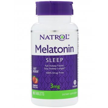 Natrol Melatonin 3 mg 100 таб-0