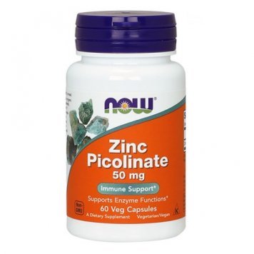 Now Zinc Picolinate 50 mg 60 капс-0