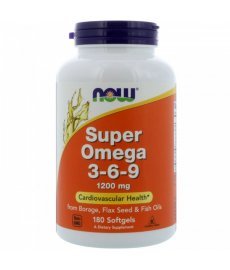 NOW Super Omega 3-6-9 100 капс
