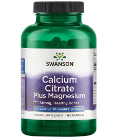 Swanson Calcium Citrate Plus Magnesium 150 капс