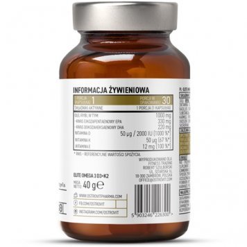 OstroVit Elite Omega-3 D3+K2 30 капс-1