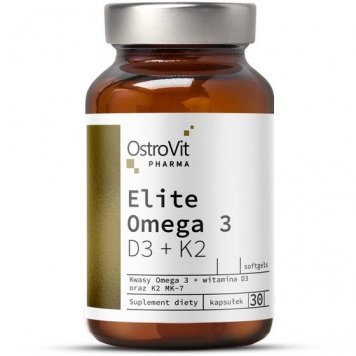 OstroVit Elite Omega-3 D3+K2 30 капс-0