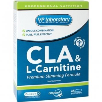 VPLAB CLA L-Carnitine 45 капс-0