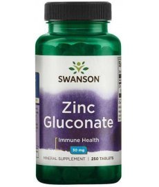 Swanson Zinc Gluconate 30 mg 250 таб