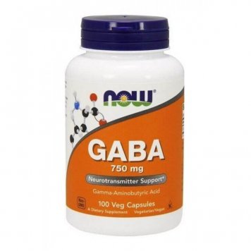 NOW Gaba 100 капс-0