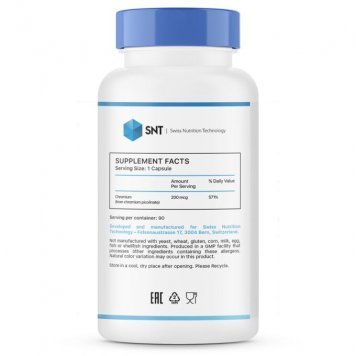 SNT Chromium Picolinate 90 капс-1