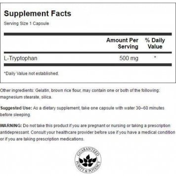 Swanson Tryptophan 60 капс-1