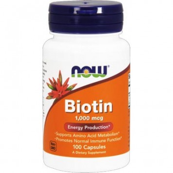 NOW Biotin 1000 100 капс-0
