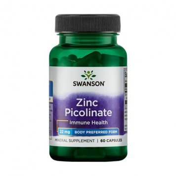 Swanson Zinc Picolinate 22 mg 60 капс-0