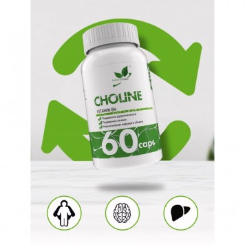 NaturalSupp Choline 60 капс-2