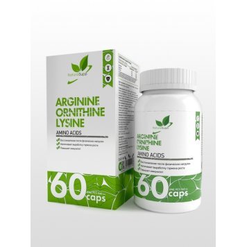 Naturalsupp Arginine Ornitine Lysine 60 капс-0