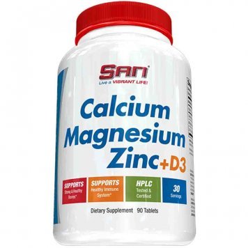 SAN Calcium Magnesium Zinc+Vit D3 90 таб-0