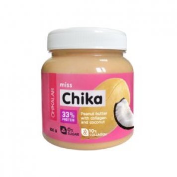 CHIKALAB Арахисовая паста с кокосом Miss Chika 250 гр-0