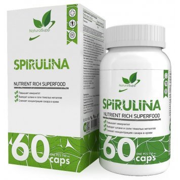 NaturalSupp Spirulina 60 капс-0