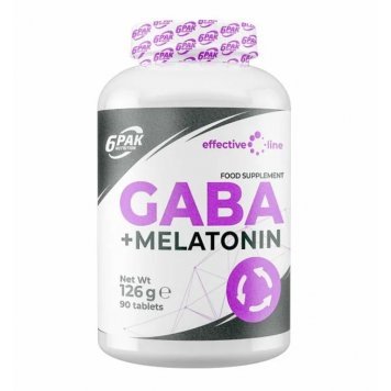 6Pak GABA+Melatonin 90 таб-0