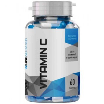 Rline Nutrition Vitamin C 60 капс-0